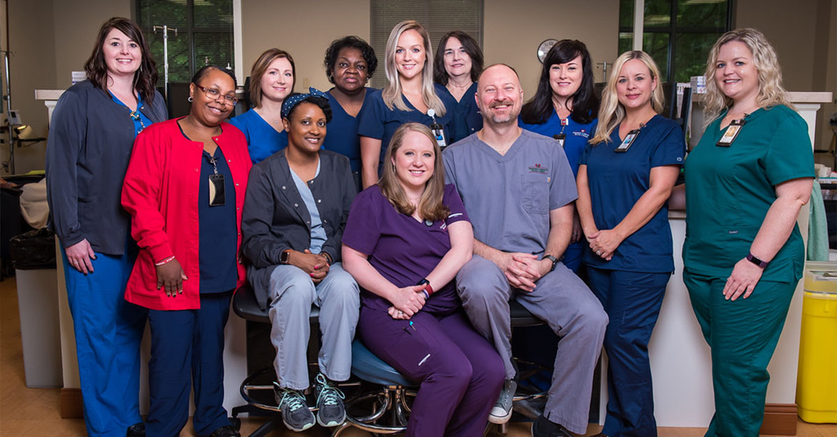 University Cancer & Blood Center nurses