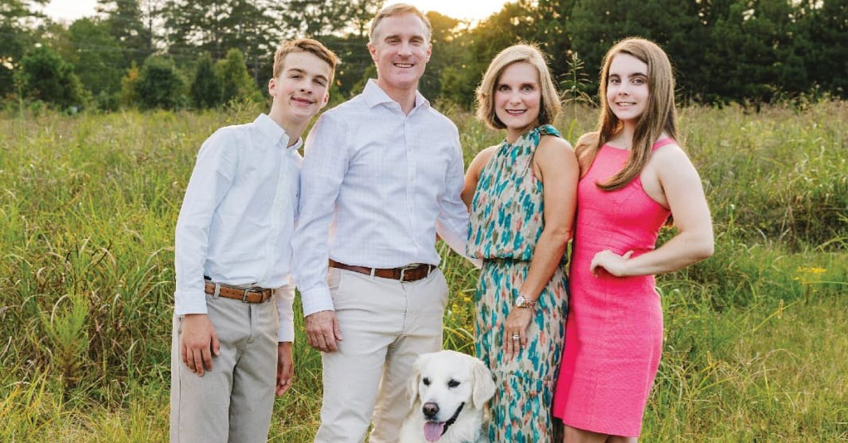 Dr. Cynthia Shepherd with her family