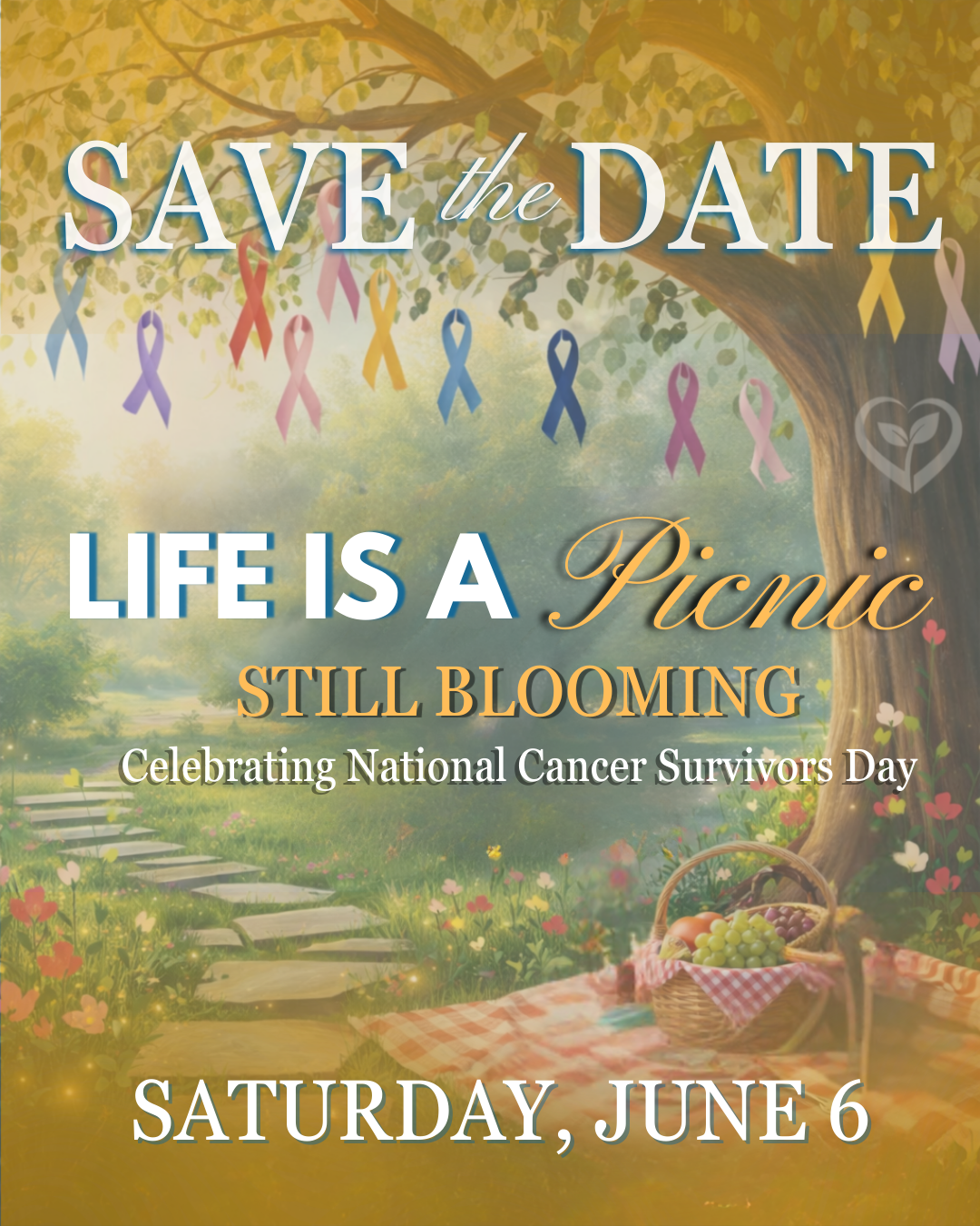 Life Is a picnic Save the Date graphic